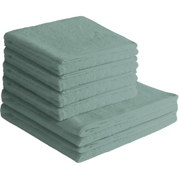Sansibar Sylt Handtuch Set Classic 6-tlg, 100% Baumwolle, extra flauschig & saugstark, (6-St), pflegeleicht, trocknergeeignet, edle Stickerei, maritimes Design