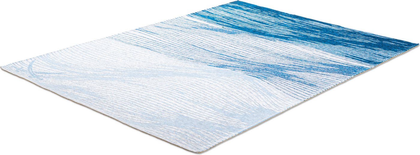 Sansibar Teppich Keitum 007, rechteckig, Höhe: 3 mm, Flachgewebe, modernes Wellen Design & gekreuzte Säbel, auch in rund – Bild 4 von 5