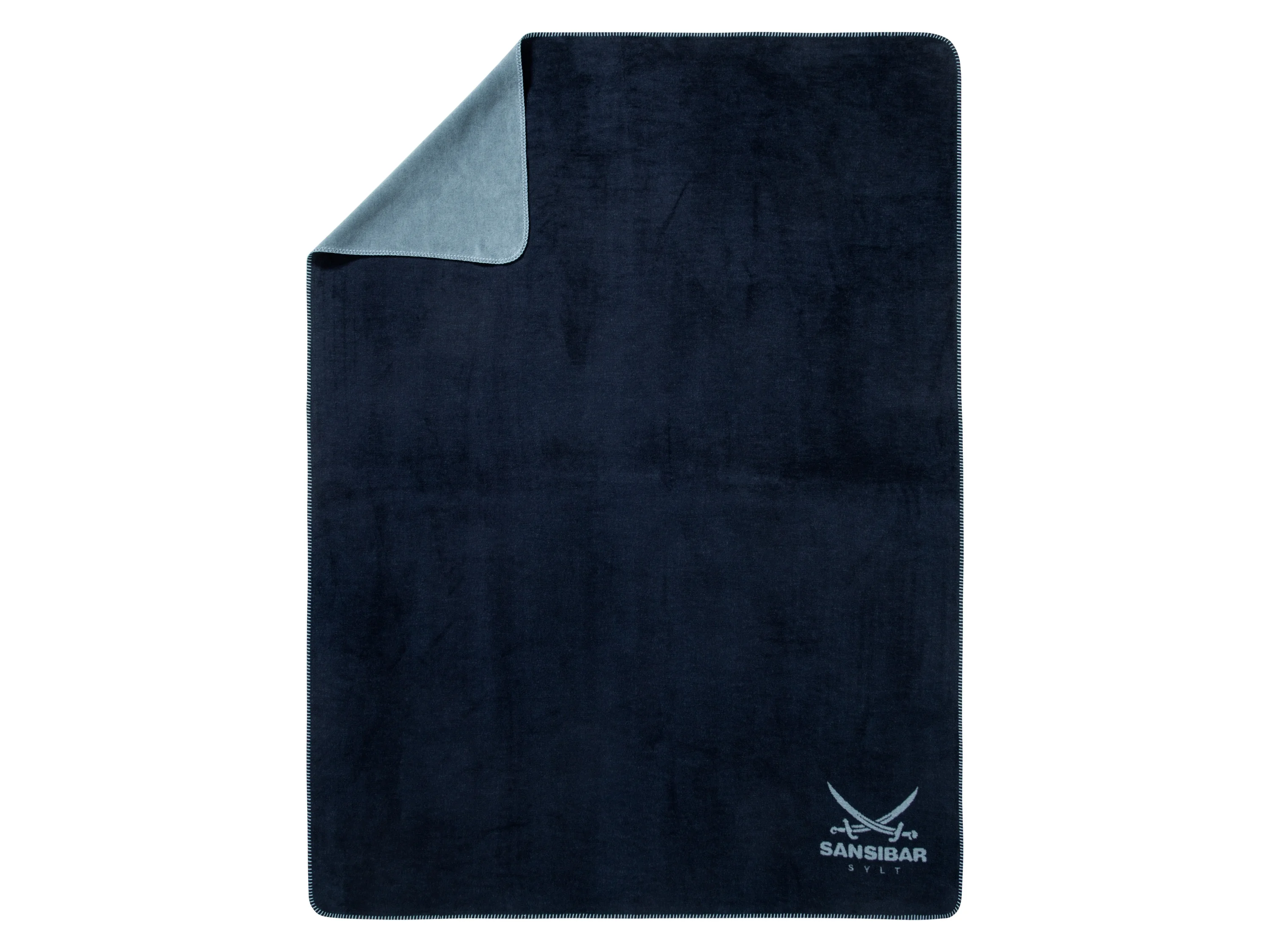 SANSIBAR Wohndecke 150x200cm (Navy) – Bild 3 von 3