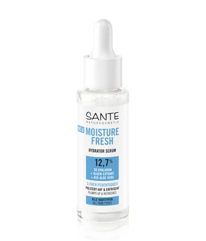 Sante Moisture Fresh Hydrator Serum mit 3D Hyaluron, Algenextrakt & Bio-Aloe Vera Gesichtsserum · 30 ml