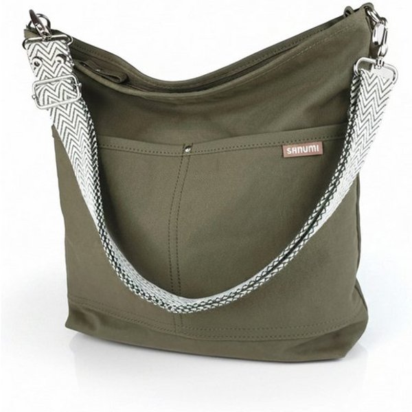 sanumi Umhängetasche Canvas Hobobag
