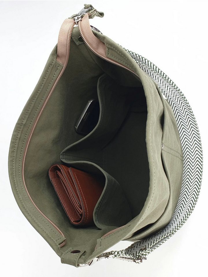 sanumi Umhängetasche Canvas Hobobag – Bild 3 von 5