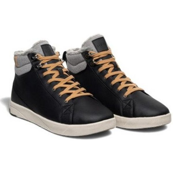 SAOLA Winterschuhe Bergen Warm (Leder, Fleecefutter) schwarz Herren Winterstiefel