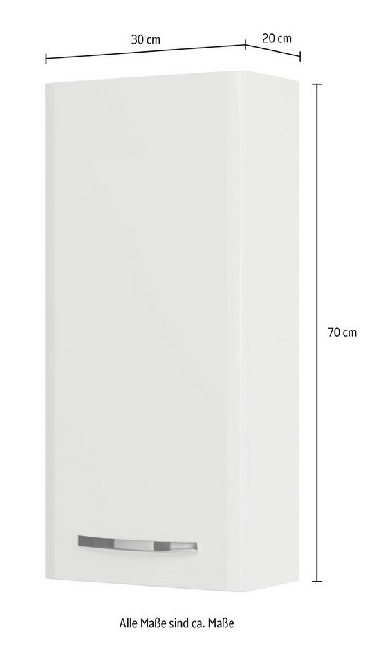 Saphir Hängeschrank Quickset 326, mit 1 Tür, 30cm breit (1-St) – Bild 4 von 4