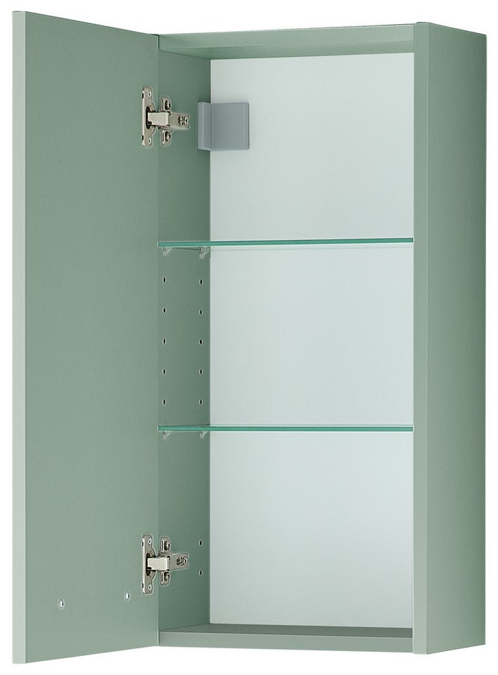 Saphir Hängeschrank Quickset 500, Badschrank 32,4 cm, 1 Tür, 2 Einlegeboden Badezimmer-Hängeschrank, Wandschrank – Bild 4 von 5