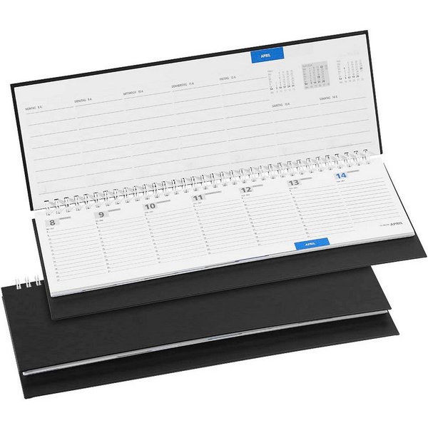 Saphir-Tec Tischkalender Kalender 2027 quer (Wochenplaner) - 2 Stück