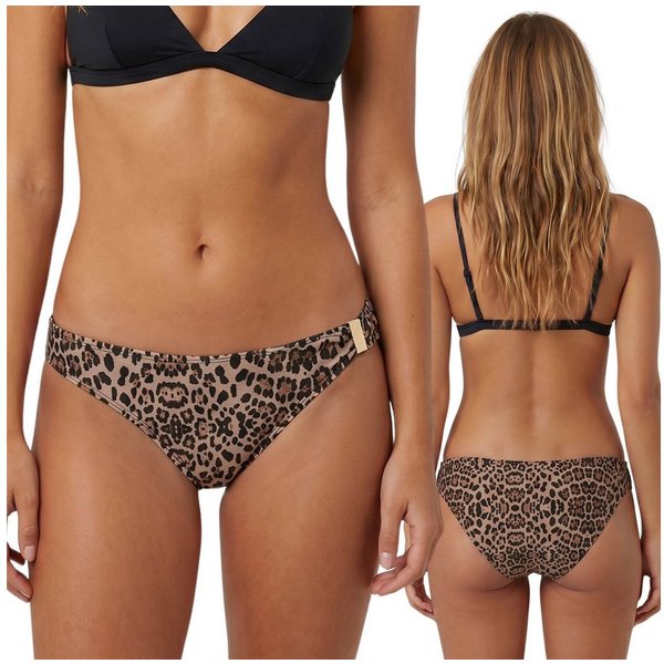 Sarcia.eu Badehose Klassischer Bikini-Slip mit Leopardenmuster, Damen Badehose
