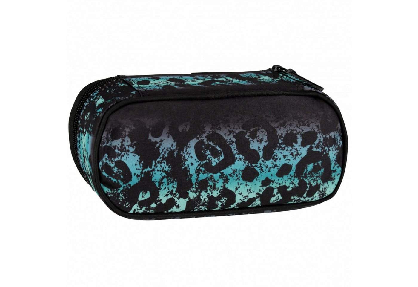 Sarcia.eu Federmäppchen Schwarzes Federmäppchen mit Leopardenmuster, Reißverschluss 22x6x10cm – Bild 5 von 5