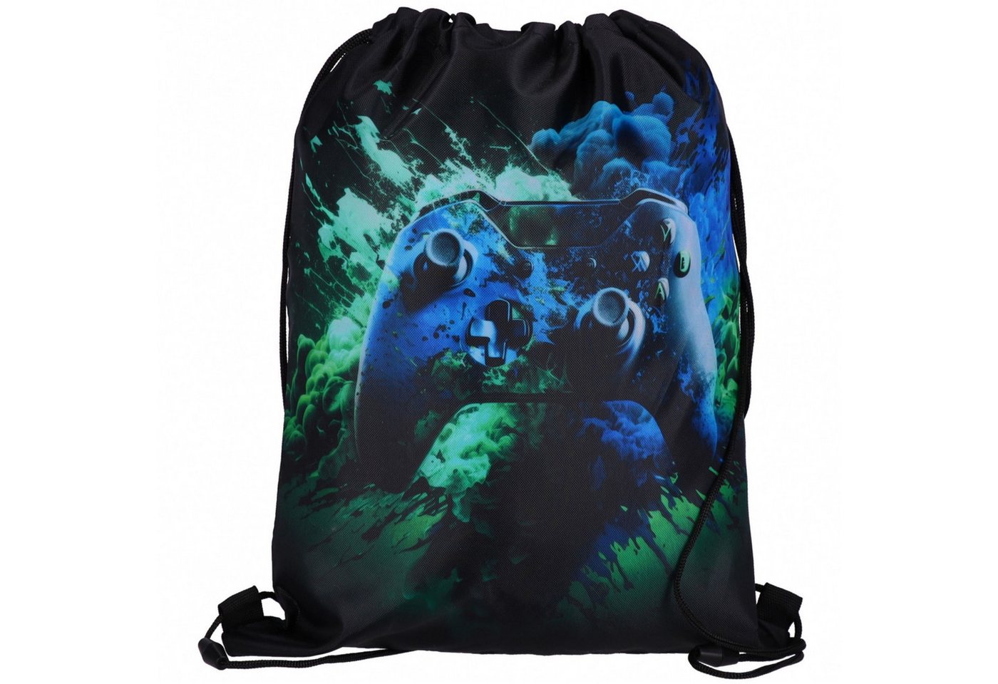 Sarcia.eu Turnbeutel Gaming Turnbeutel schwarz, Sportbeutel für Schule 38×33 cm – Bild 2 von 5