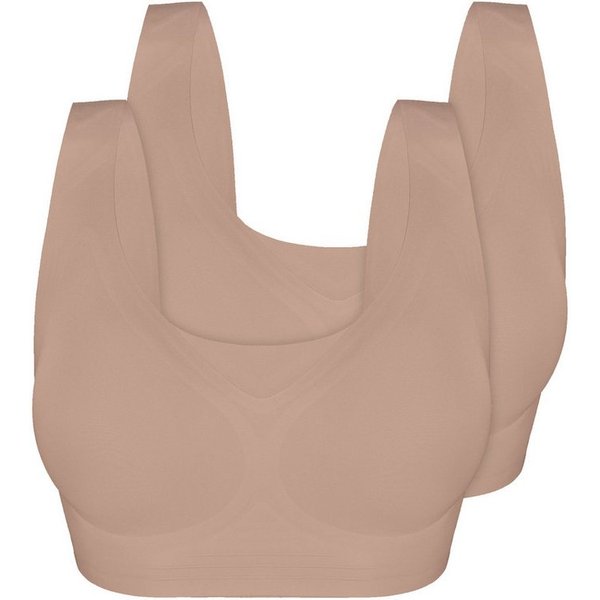 Sassa Bustier 2er Pack Bustier Bonded Micro (Packung, 2-tlg)