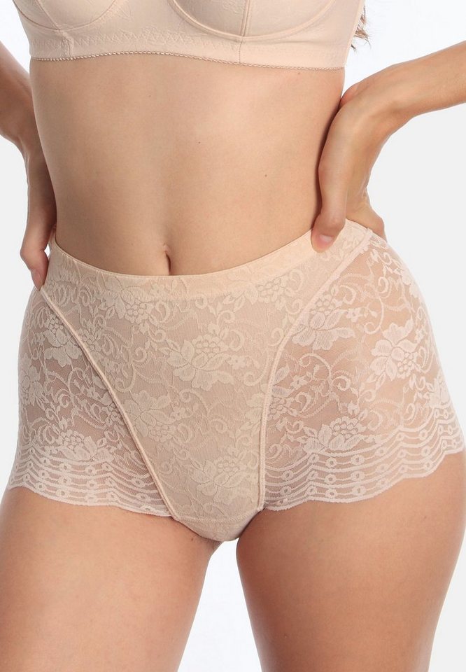 Sassa Shapingpants Functional Lace (2er Pack) komplett aus elastischer, floraler Spitze, hohe Taille, leicht formend – Bild 3 von 5