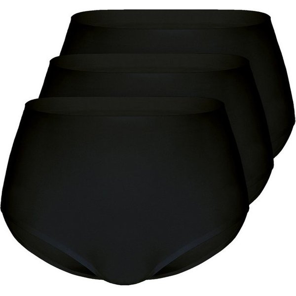 Sassa Taillenslip 3er Pack Slip Maxi Bonded Micro (Packung, 3-St)