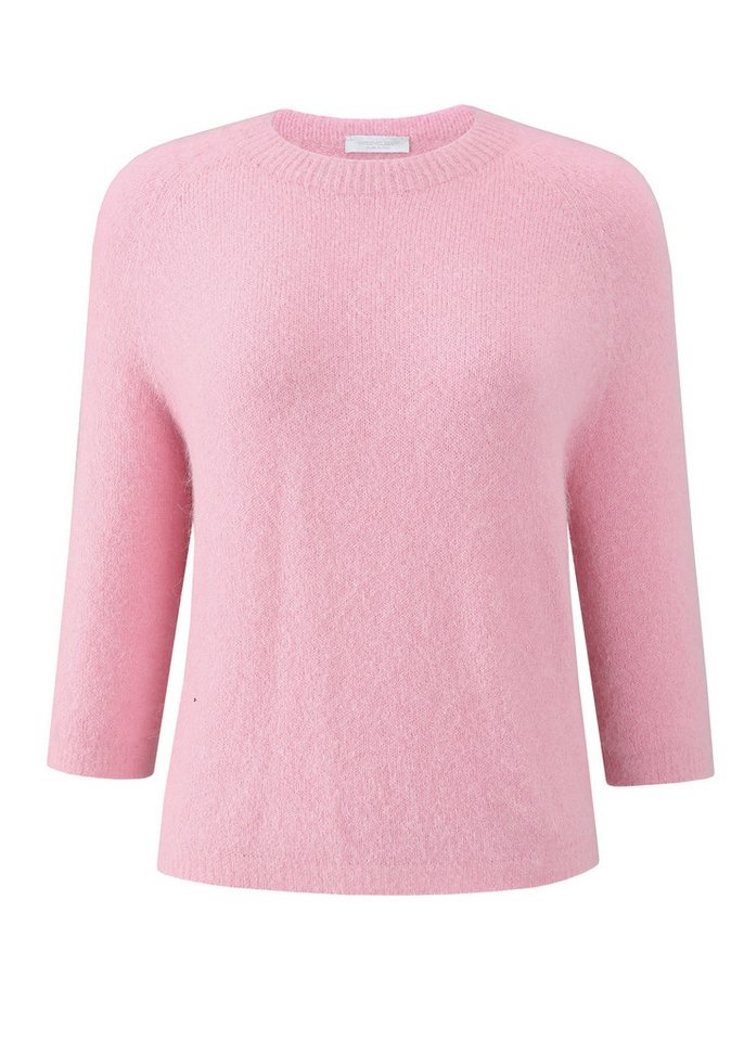 SASSYCLASSY Strickpullover Strickoberteil für Damen Weicher Pullover mit halblangen Ärmeln und Rundhalsausschnitt – Bild 3 von 5