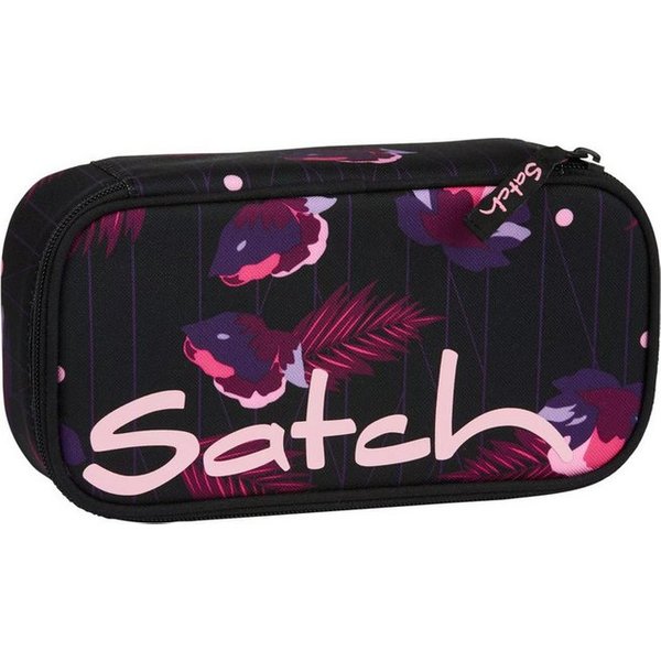Satch Federmäppchen Schlamperbox, (2-tlg), inklusive Geodreieck und Stundenplan