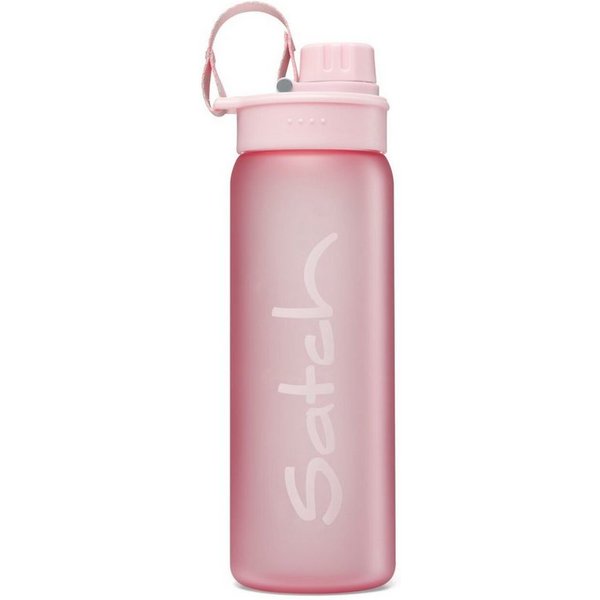 Satch Schulranzen Kunststoff Trinkflasche Rosa, 650ml, leicht und robust, spülmaschinenfest, geeignet für Kohlensäure, 100% auslaufsicher