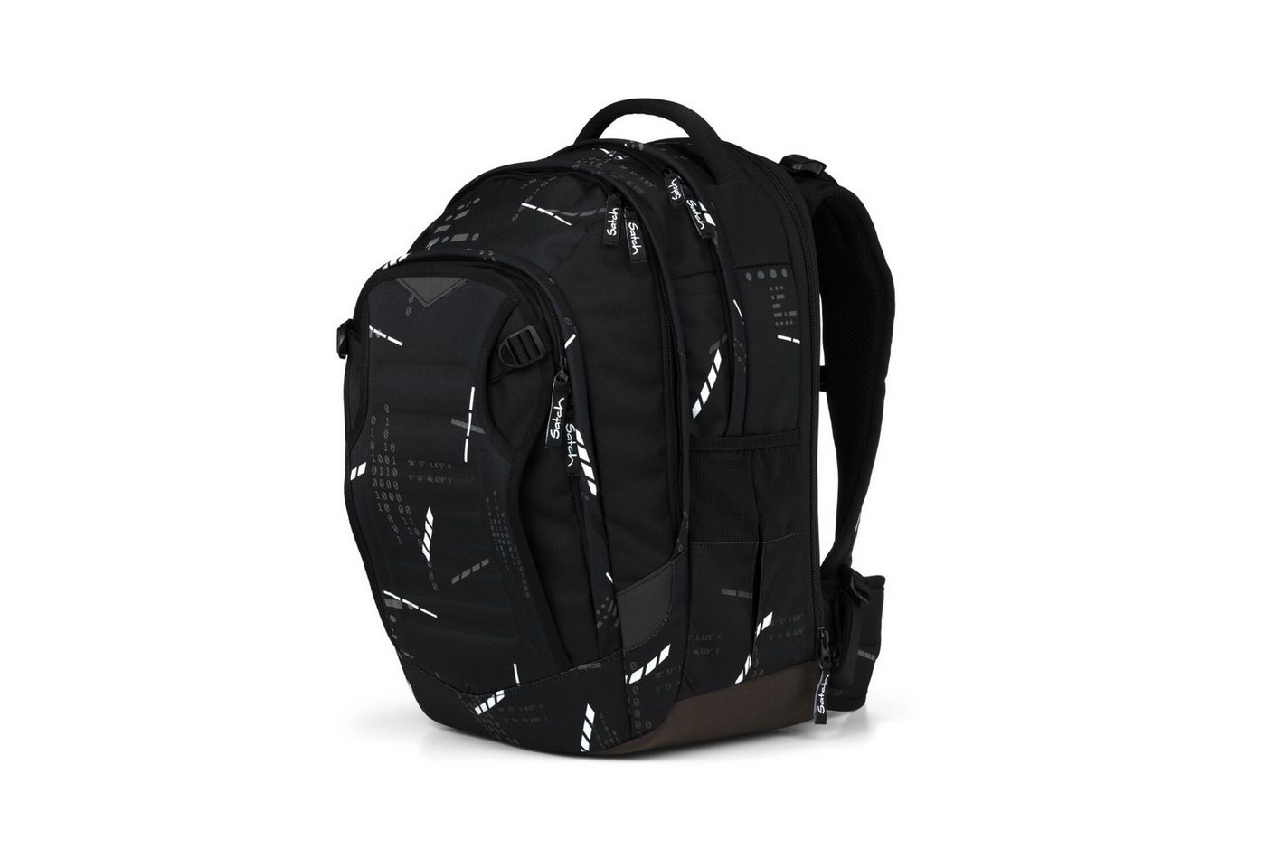 Satch Schulranzen Schulrucksack MATCH PLUS Ninja Matrix (1 Stück), Schulranzen, ergonomisch, 30 + 5 Liter, 4 Fächer – Bild 3 von 5