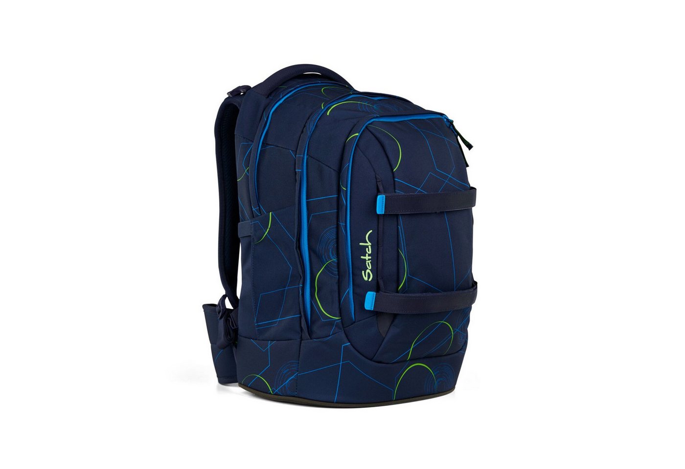 Satch Schulranzen Schulrucksack PACK BlueTech (1 Stück), ergonomisch, Your-Size-System: auf Körpergröße anpassbar – Bild 2 von 5