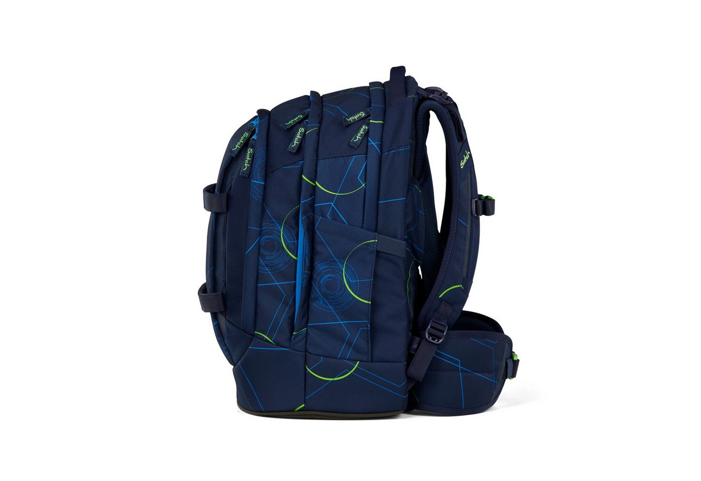 Satch Schulranzen Schulrucksack PACK BlueTech (1 Stück), ergonomisch, Your-Size-System: auf Körpergröße anpassbar – Bild 5 von 5