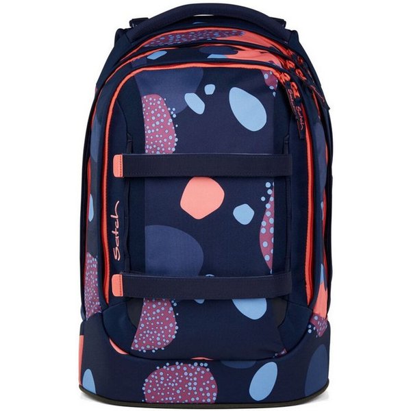 Satch Schulranzen Schulrucksack PACK Coral Reef (1 Stück), ergonomisch, Your-Size-System: auf Körpergröße anpassbar