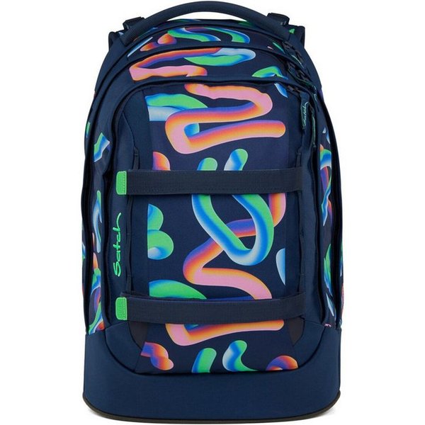 Satch Schulranzen Schulrucksack PACK Crazy Twist (1 Stück), ergonomisch, Your-Size-System: auf Körpergröße anpassbar