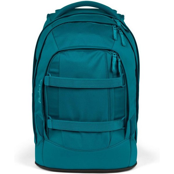 Satch Schulranzen Schulrucksack PACK Deep Petrol, Kollektion 2024 (1 Stück), Laptop-Fach, Your-Size-System, Schulranzen