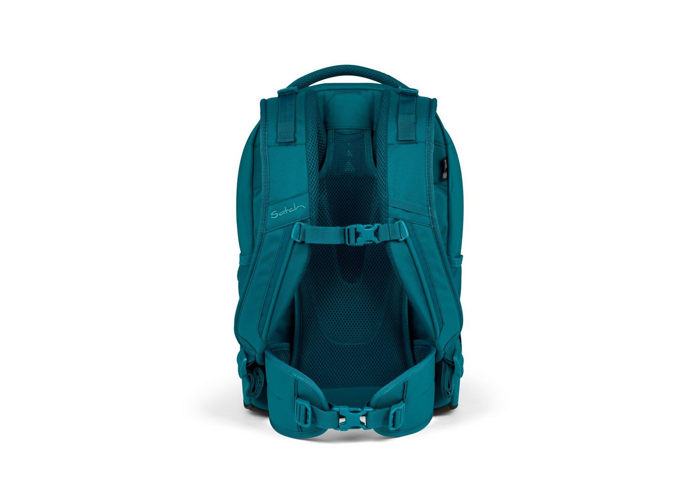 Satch Schulranzen Schulrucksack PACK Deep Petrol, Kollektion 2024 (1 Stück), Laptop-Fach, Your-Size-System, Schulranzen – Bild 4 von 5