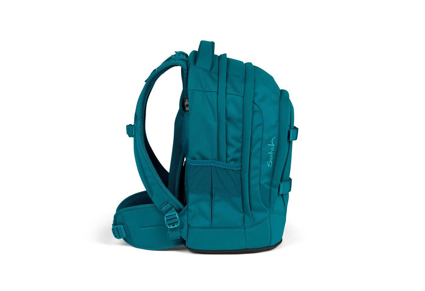 Satch Schulranzen Schulrucksack PACK Deep Petrol, Kollektion 2024 (1 Stück), Laptop-Fach, Your-Size-System, Schulranzen – Bild 5 von 5