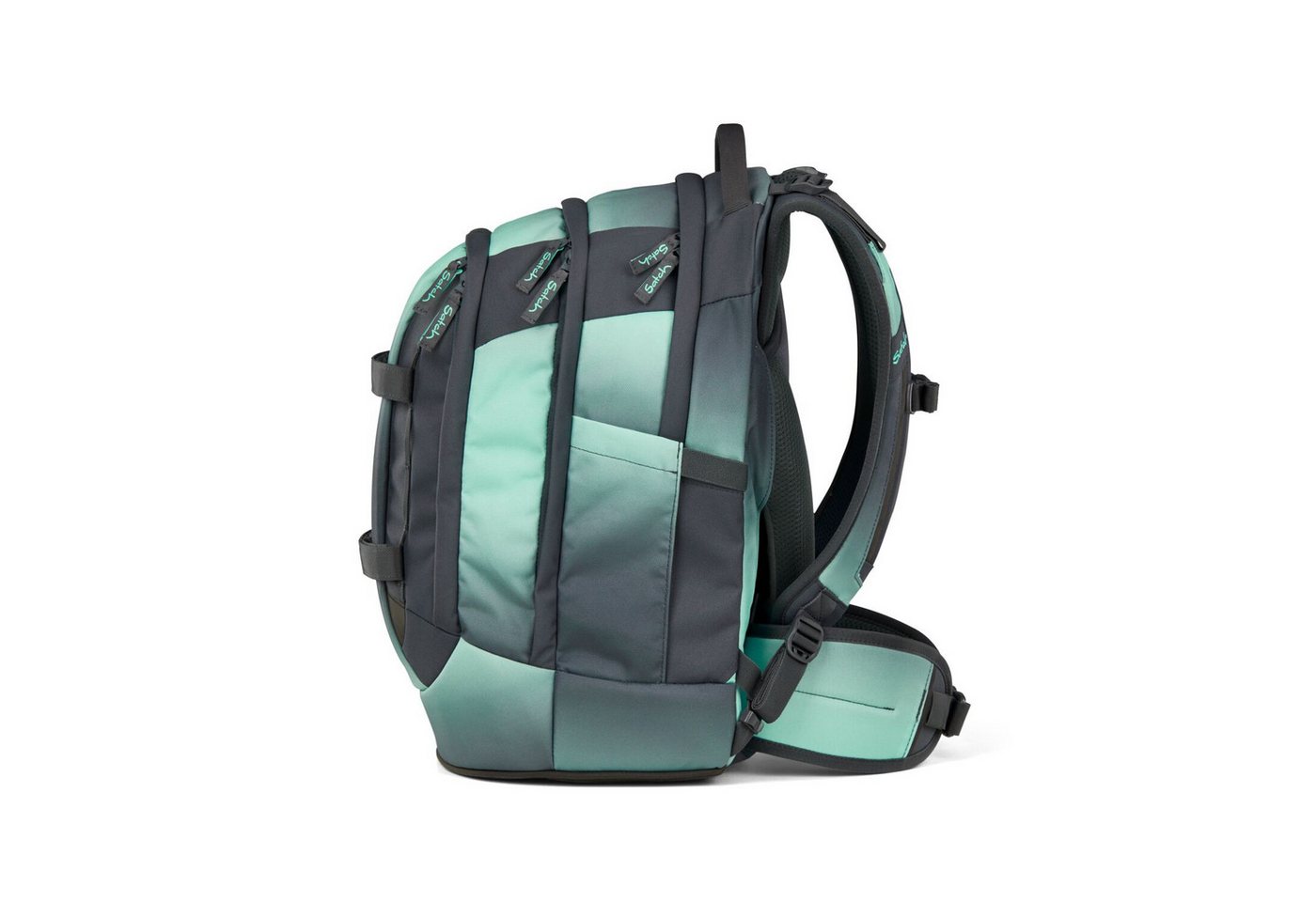 Satch Schulranzen Schulrucksack PACK Gradient Mint (1 Stück), ergonomisch, Your-Size-System: auf Körpergröße anpassbar – Bild 5 von 5