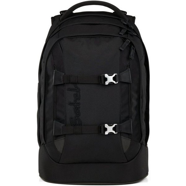 Satch Schulranzen Schulrucksack PACK Nordic Black (1 Stück), ergonomisch, Your-Size-System: auf Körpergröße anpassbar