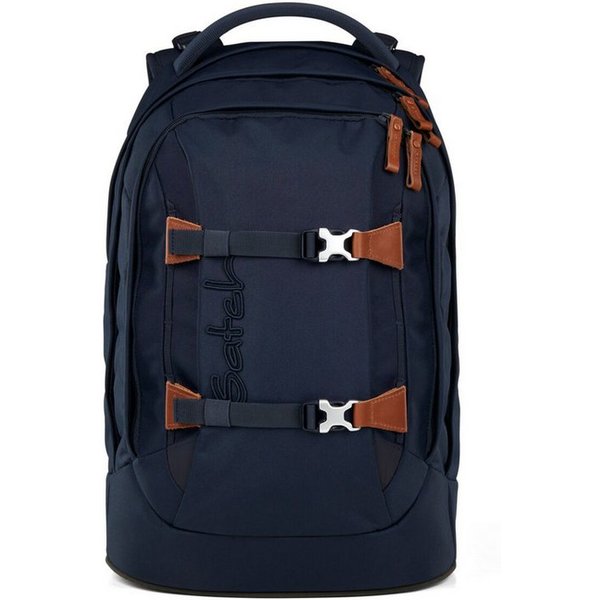 Satch Schulranzen Schulrucksack PACK Nordic Blue (1 Stück), ergonomisch, Your-Size-System: auf Körpergröße anpassbar