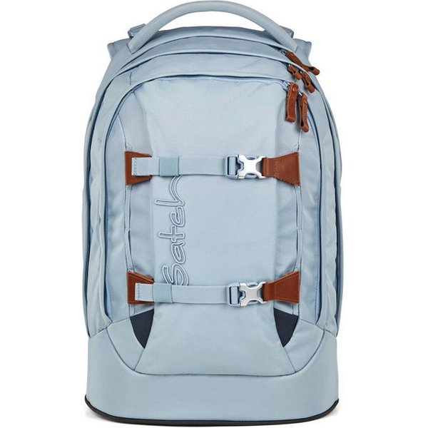 Satch Schulranzen Schulrucksack PACK Nordic Ice Blue (1 Stück), ergonomisch, Your-Size-System: auf Körpergröße anpassbar