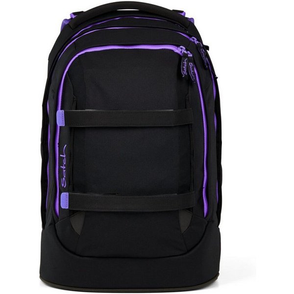 Satch Schulranzen Schulrucksack PACK Purple Phantom (1 Stück), ergonomisch, Your-Size-System: auf Körpergröße anpassbar