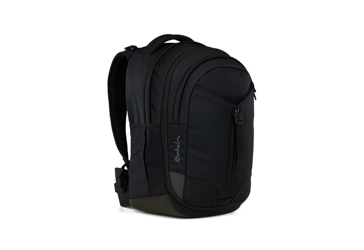 Satch Schulranzen Schulrucksack-Set MATCH Blackjack 3-teilig (3-teilig), Schulranzen, ergonomisch, 30 + 5 Liter – Bild 2 von 5