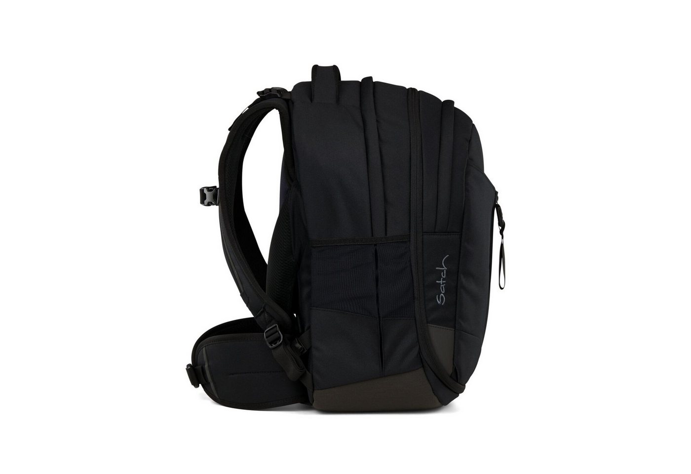 Satch Schulranzen Schulrucksack-Set MATCH Blackjack 3-teilig (3-teilig), Schulranzen, ergonomisch, 30 + 5 Liter – Bild 4 von 5