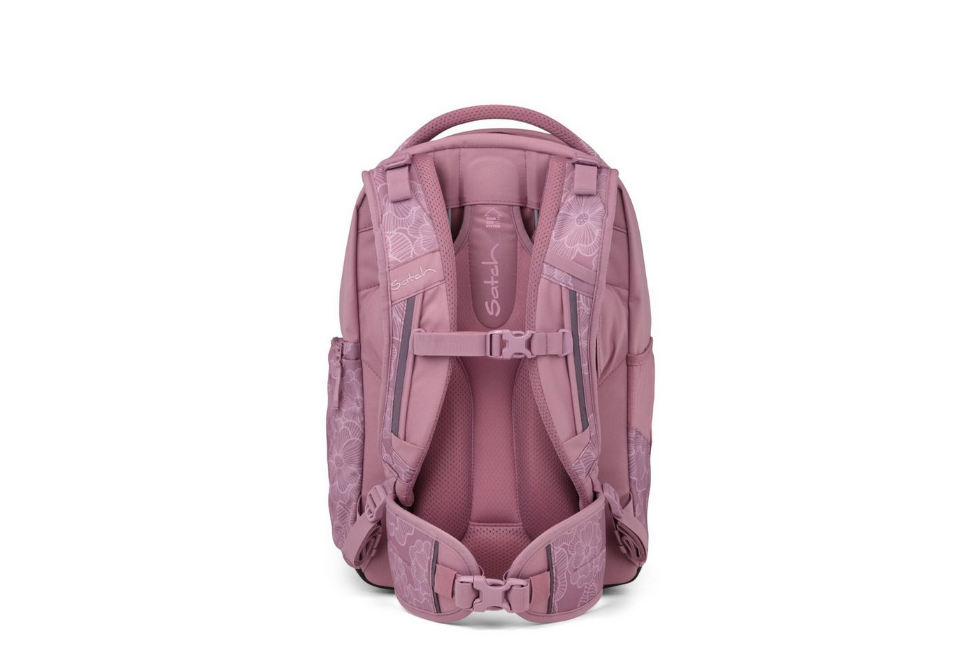 Satch Schulranzen Schulrucksack-Set MATCH Magnolia Dream 2-teilig (2-teilig), Schulranzen, ergonomisch, 30 + 5 Liter, 4 Fächer – Bild 5 von 5