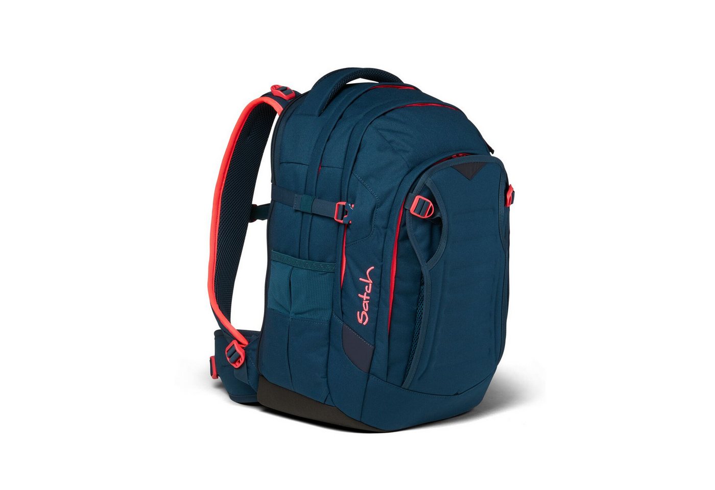 Satch Schulranzen Schulrucksack-Set MATCH Pink Phantom 2-teilig (2-teilig), Laptop-Fach, Your-Size-System, Schulranzen – Bild 4 von 5