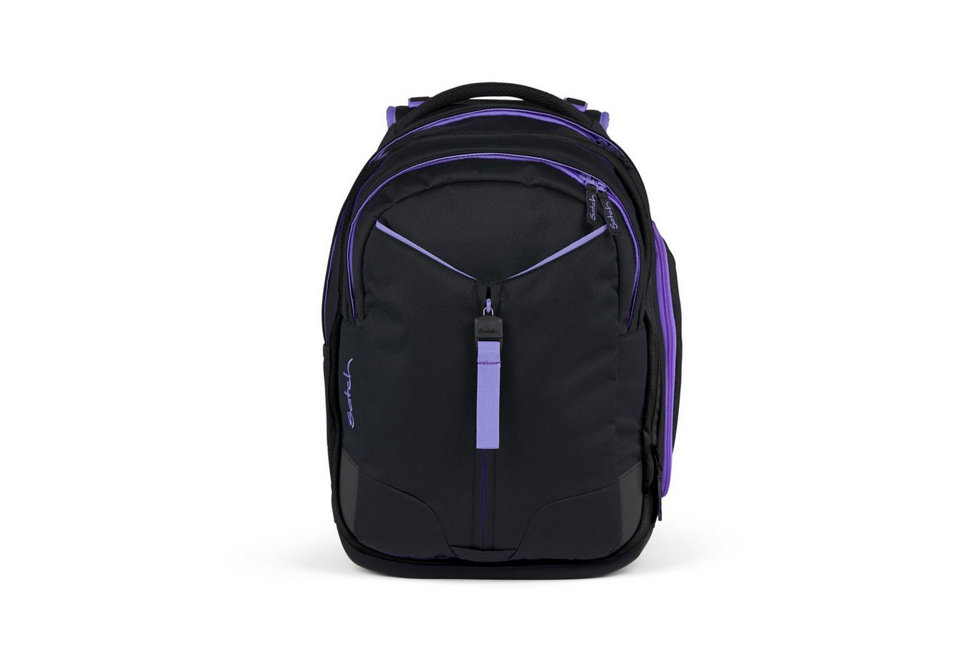 Satch Schulranzen Schulrucksack-Set MATCH Purple Phantom 3-teilig, Kollektion 24 (3-teilig), Laptop-Fach, Your-Size-System, Schulranzen – Bild 3 von 5