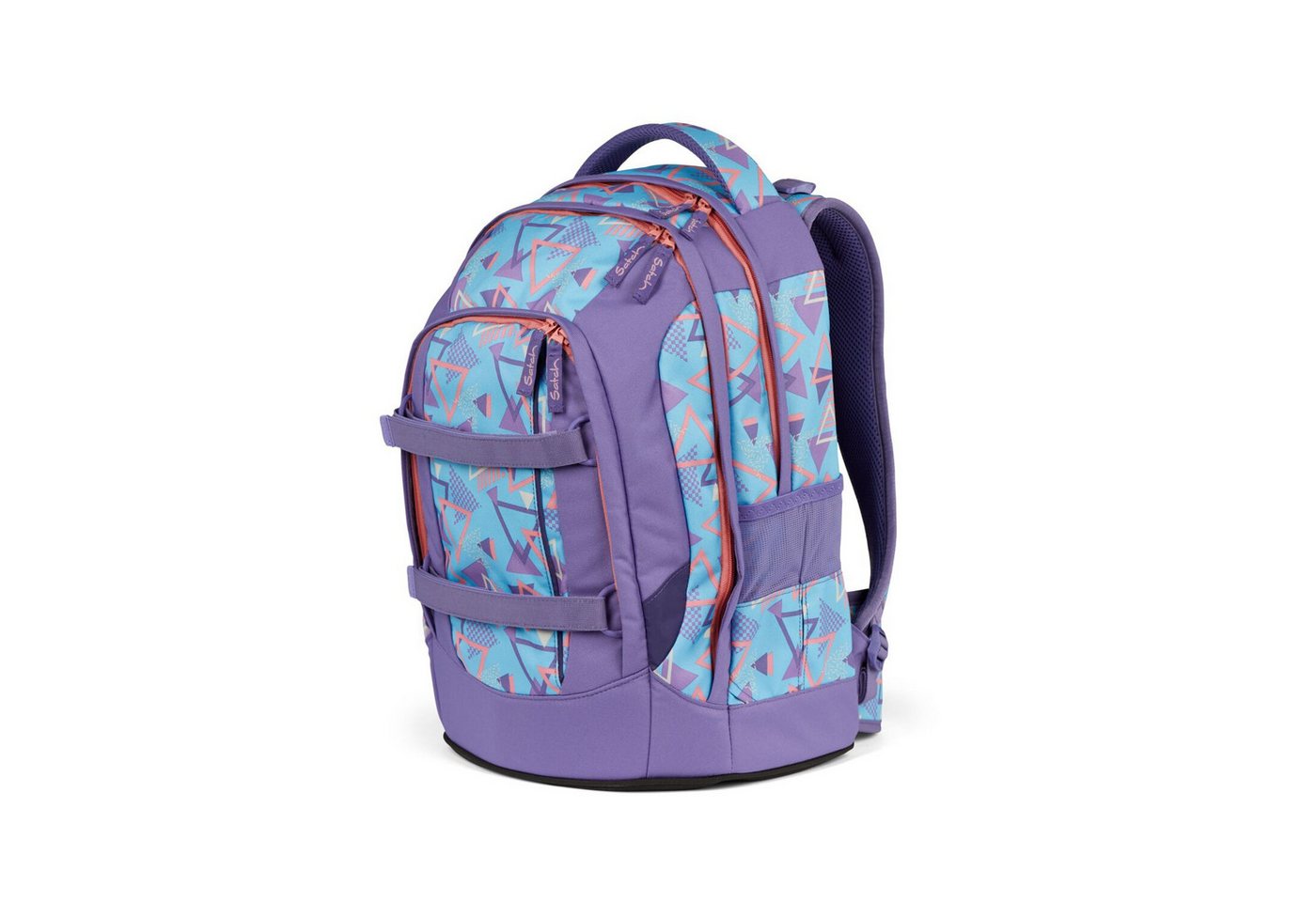 Satch Schulranzen Schulrucksack-Set PACK 80s Dance 3-teilig, Kollektion 2024 (3-teilig), Laptop-Fach, Your-Size-System, Schulranzen – Bild 4 von 5