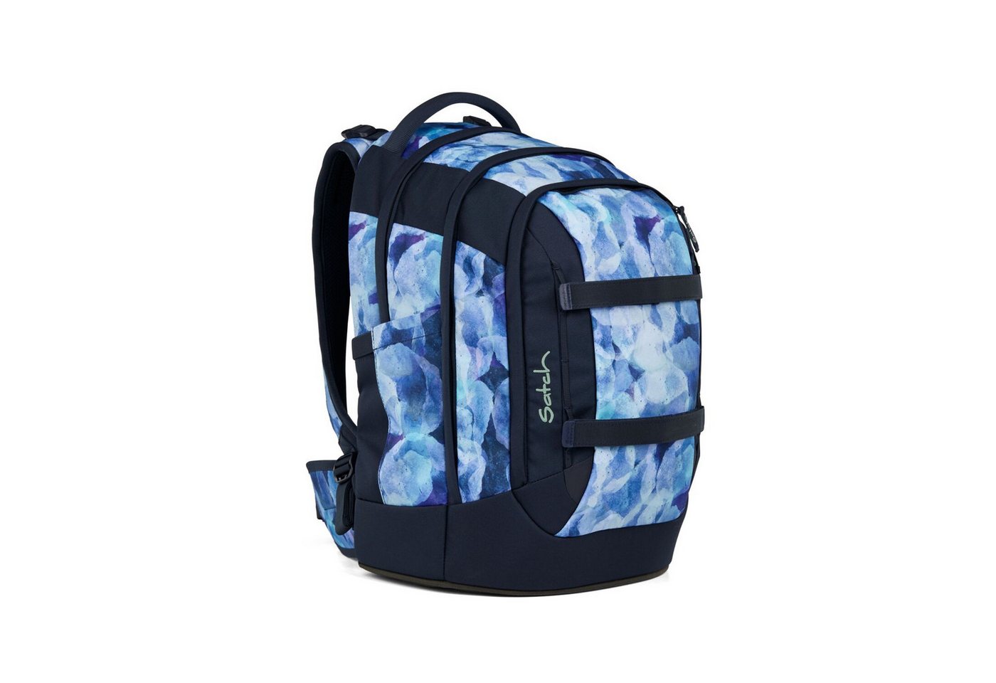 Satch Schulranzen Schulrucksack-Set PACK Blurry Sky 3-teilig (3-teilig), ergonomisch, Your-Size-System: auf Körpergröße anpassbar – Bild 2 von 5