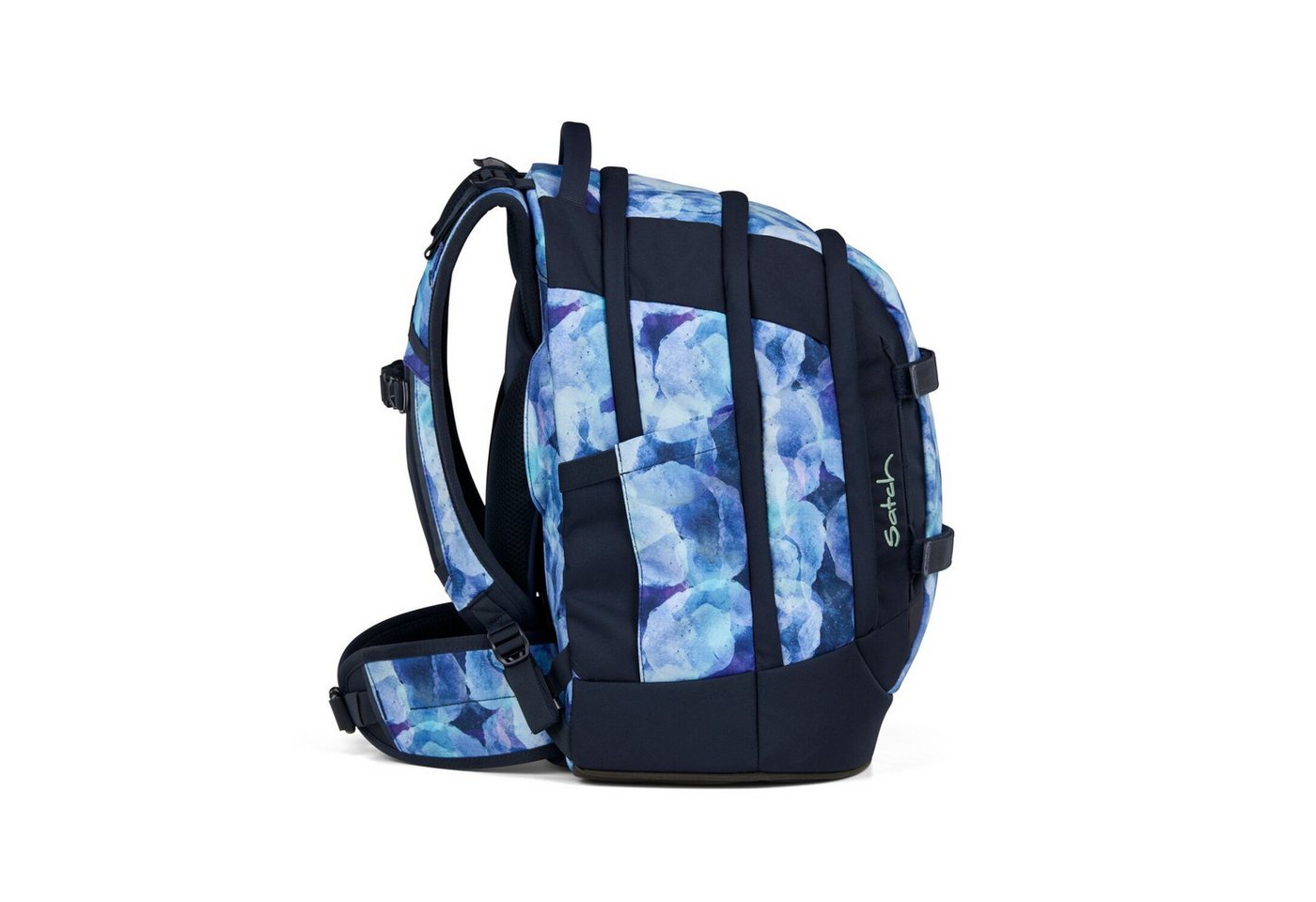 Satch Schulranzen Schulrucksack-Set PACK Blurry Sky 3-teilig (3-teilig), ergonomisch, Your-Size-System: auf Körpergröße anpassbar – Bild 4 von 5