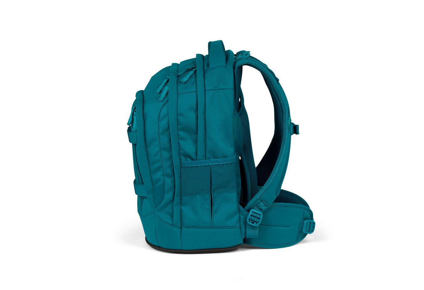 Satch Schulranzen Schulrucksack-Set PACK Deep Petrol 3-teilig, Kollektion 24/25 (3-teilig), Laptop-Fach, Your-Size-System, Schulranzen – Bild 3 von 5