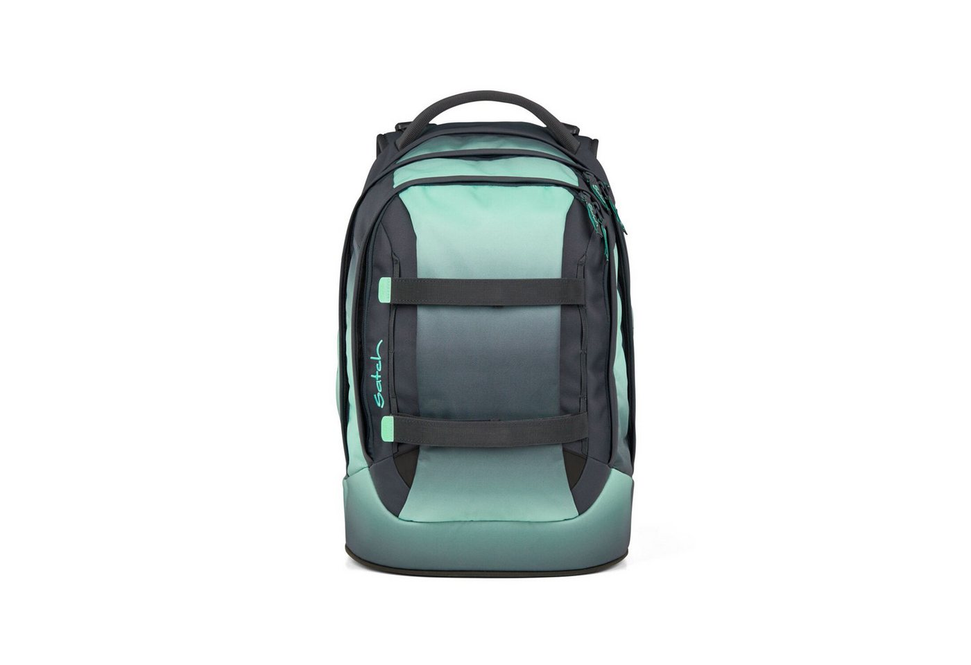 Satch Schulranzen Schulrucksack-Set PACK Gradient Mint 3-teilig (3-teilig), ergonomisch, Your-Size-System: auf Körpergröße anpassbar – Bild 2 von 5