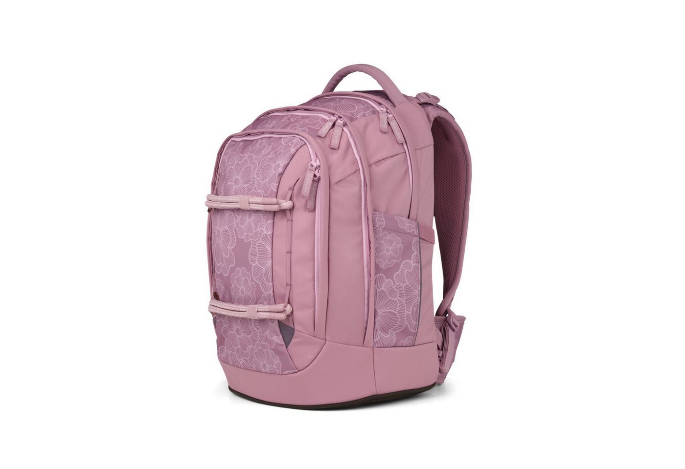 Satch Schulranzen Schulrucksack-Set PACK Magnolia Dream 2-teilig (2-teilig), ergonomisch, Your-Size-System, 5 Fächer – Bild 4 von 5
