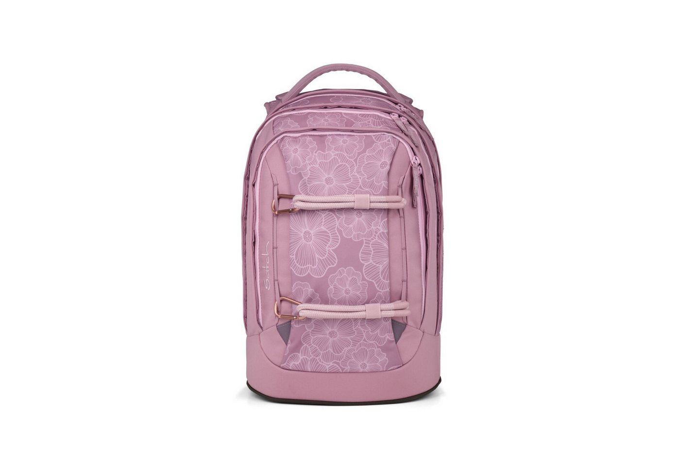 Satch Schulranzen Schulrucksack-Set PACK Magnolia Dream 2-teilig (2-teilig), ergonomisch, Your-Size-System, 5 Fächer – Bild 3 von 5