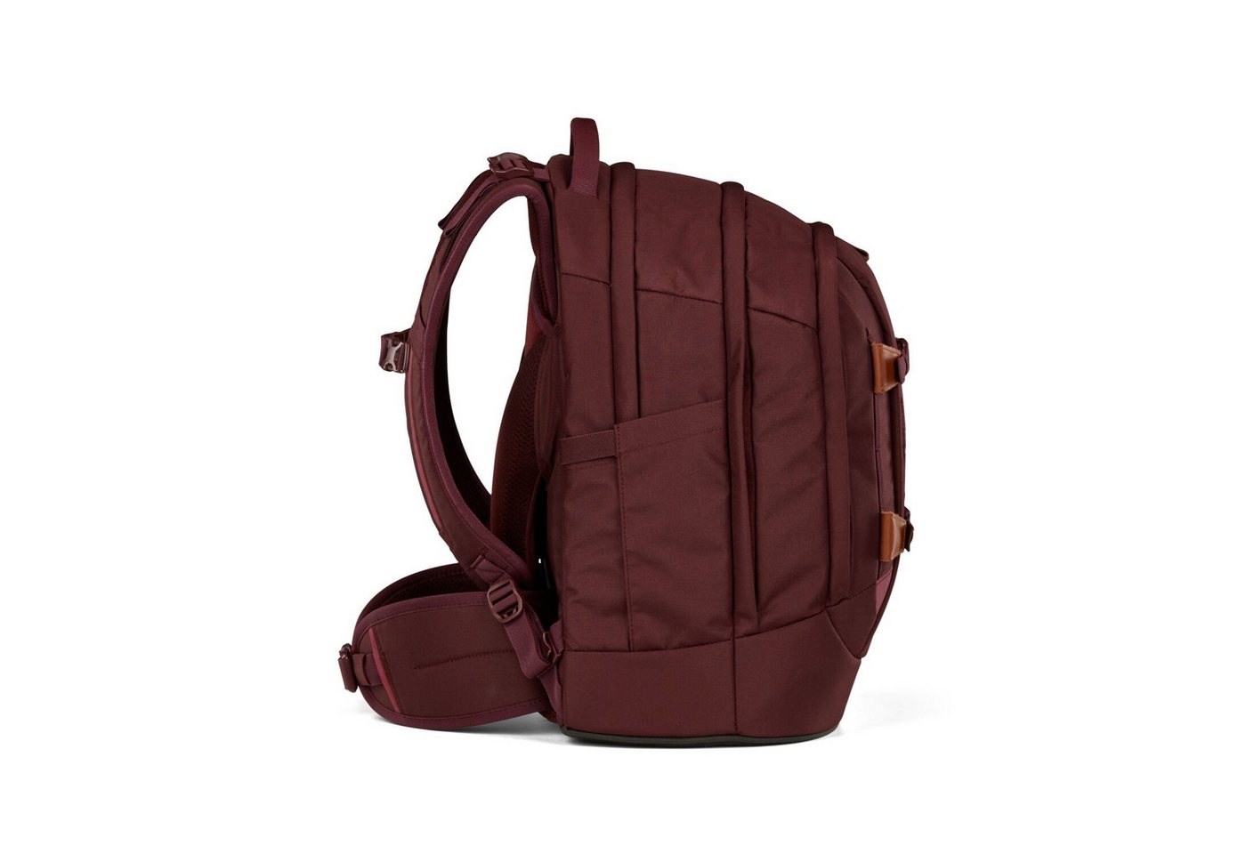 Satch Schulranzen Schulrucksack-Set PACK Nordic Ruby 3-teilig (3-teilig), ergonomisch, Your-Size-System: auf Körpergröße anpassbar – Bild 3 von 5