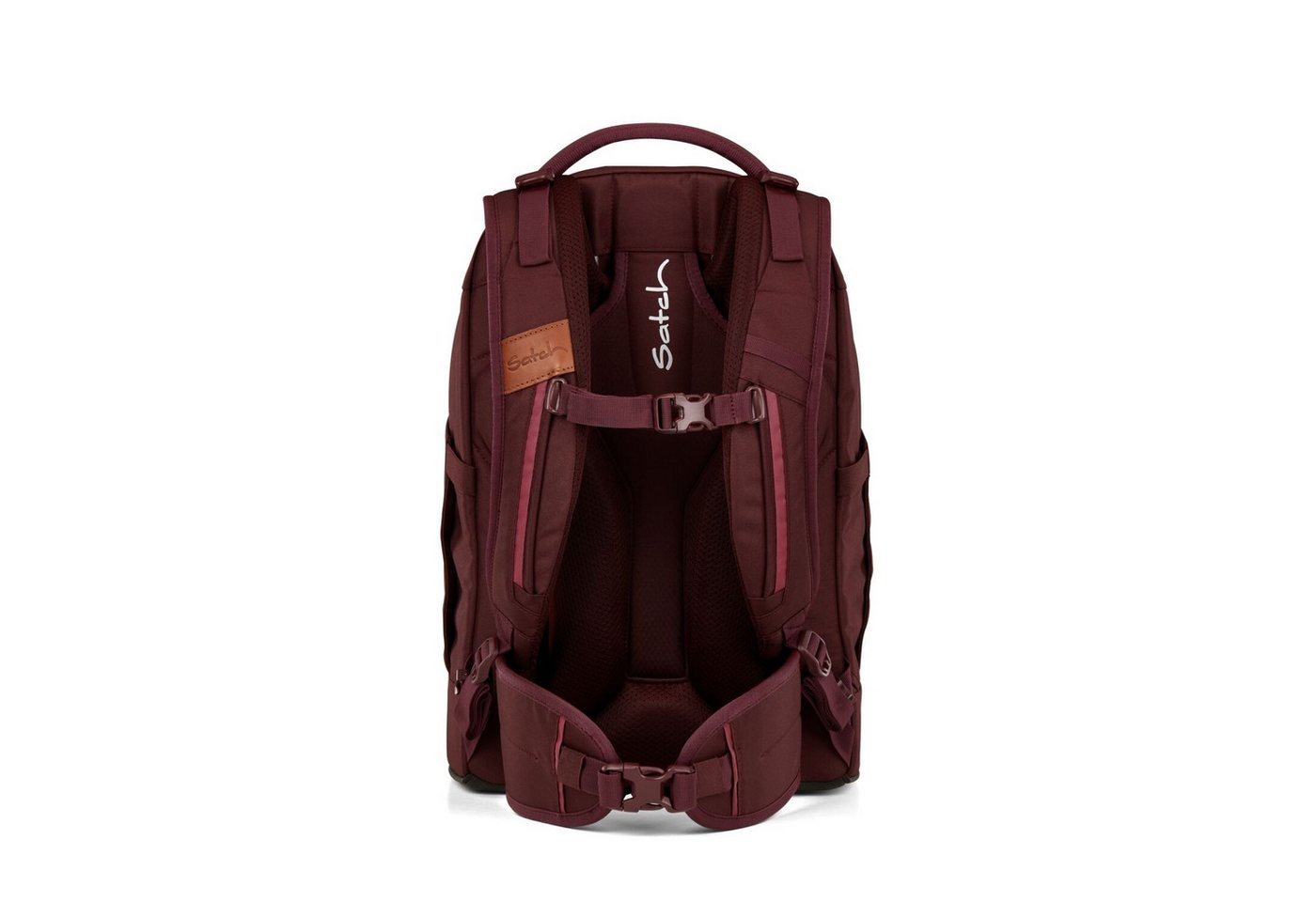 Satch Schulranzen Schulrucksack-Set PACK Nordic Ruby 3-teilig (3-teilig), ergonomisch, Your-Size-System: auf Körpergröße anpassbar – Bild 4 von 5