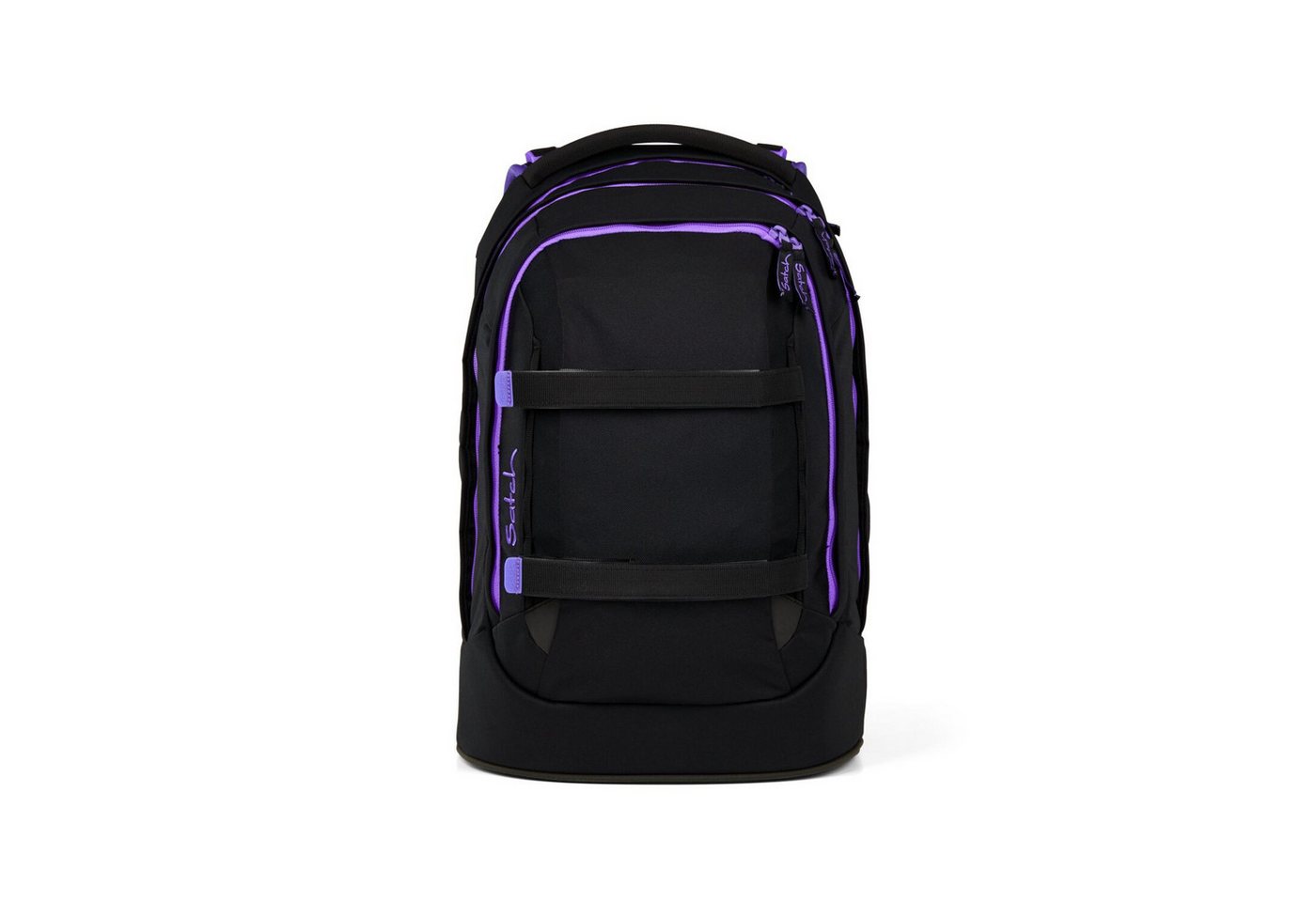 Satch Schulranzen Schulrucksack-Set PACK Purple Phantom 3-teilig (3-teilig), ergonomisch, Your-Size-System: auf Körpergröße anpassbar – Bild 2 von 5