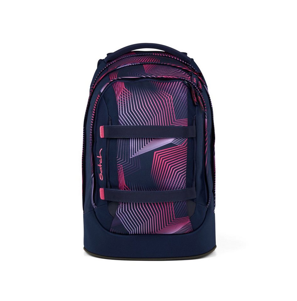 Satch Schulranzen Schulrucksack-Set PACK Seismic Pink 3-teilig (3-teilig), ergonomisch, Your-Size-System: auf Körpergröße anpassbar – Bild 2 von 5
