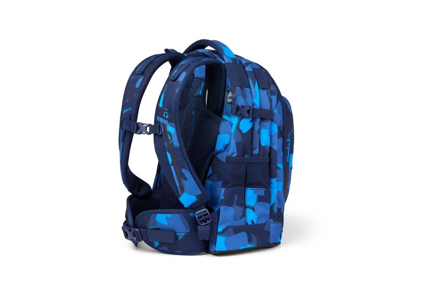 Satch Schulranzen Schulrucksack-Set PACK Toublemaker 2-teilig (2-teilig), ergonomisch, ab 5. Klasse, weiterführende Schule, Schulranzen – Bild 4 von 5