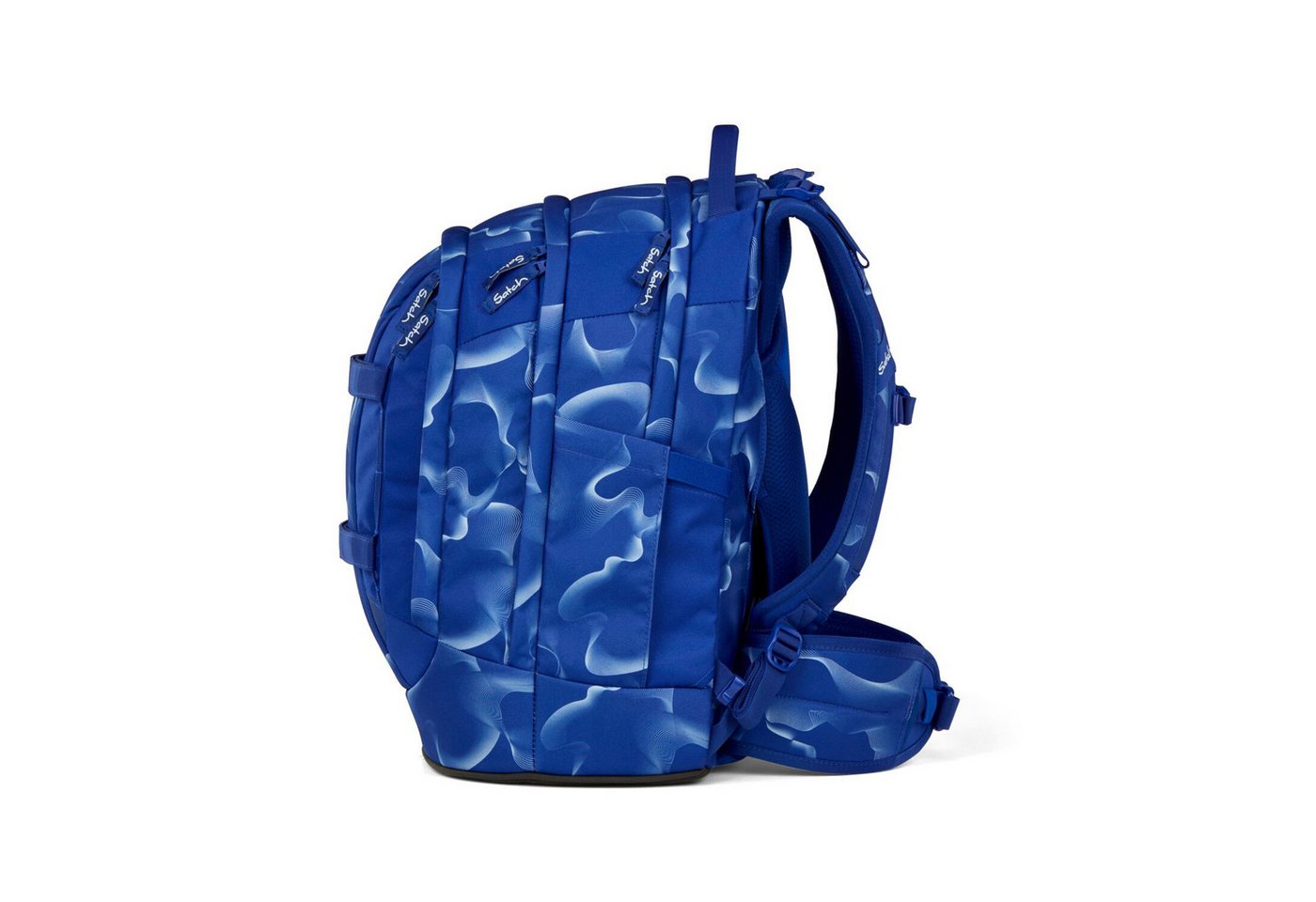Satch Schulranzen Schulrucksack-Set PACK Vibrant Blue 3-teilig (3-teilig), ergonomisch, Your-Size-System: auf Körpergröße anpassbar – Bild 5 von 5
